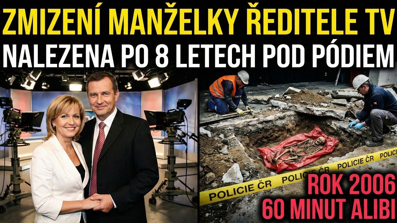 Její křik 8 let umlčený v betonu. Mrazivý případ manželky pohřbené pod televizním pódiem #truecrime