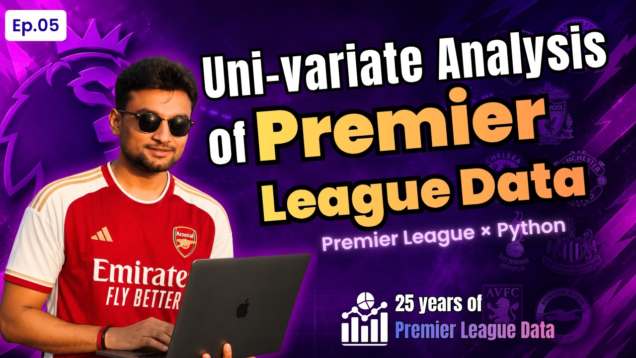 25 Years of Premier League Data | #05 | Univariate Analysis | Box Plots, Histograms & More