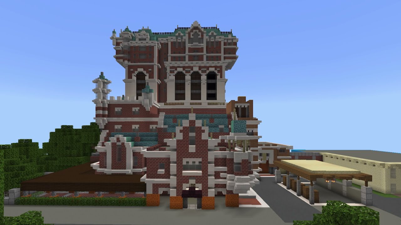 Tokyo Disney Sea Tower Of Terror in minecraft (2021)