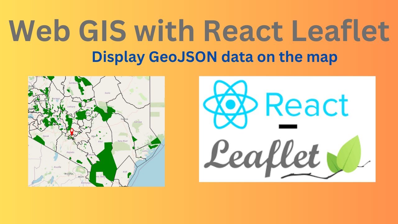Display GeoJSON Data on the Map using React Leaflet. #gis #webgis #reactleaflet