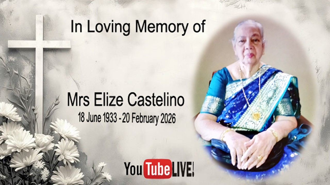 In Loving Memory of Mrs Elize Castelino