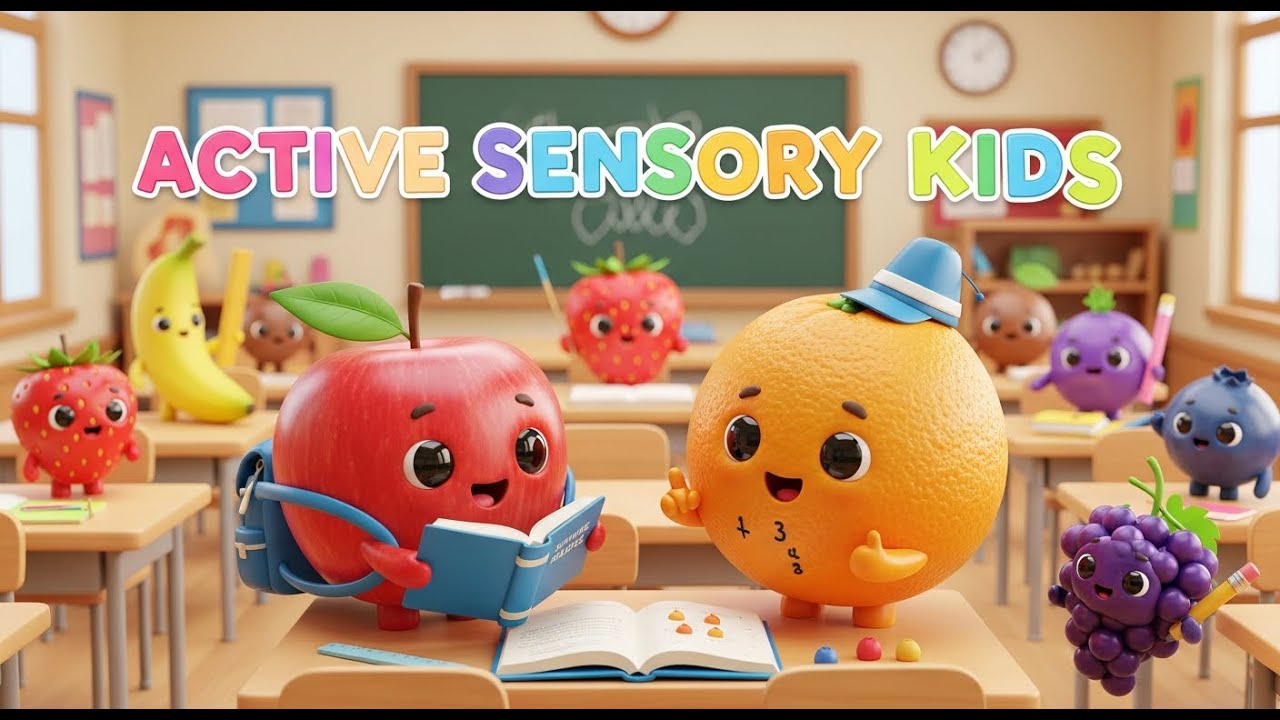 School Sensory Tray Activity 🍌📖 | Fine Motor Skills for Toddlers – Active Sensory Kids