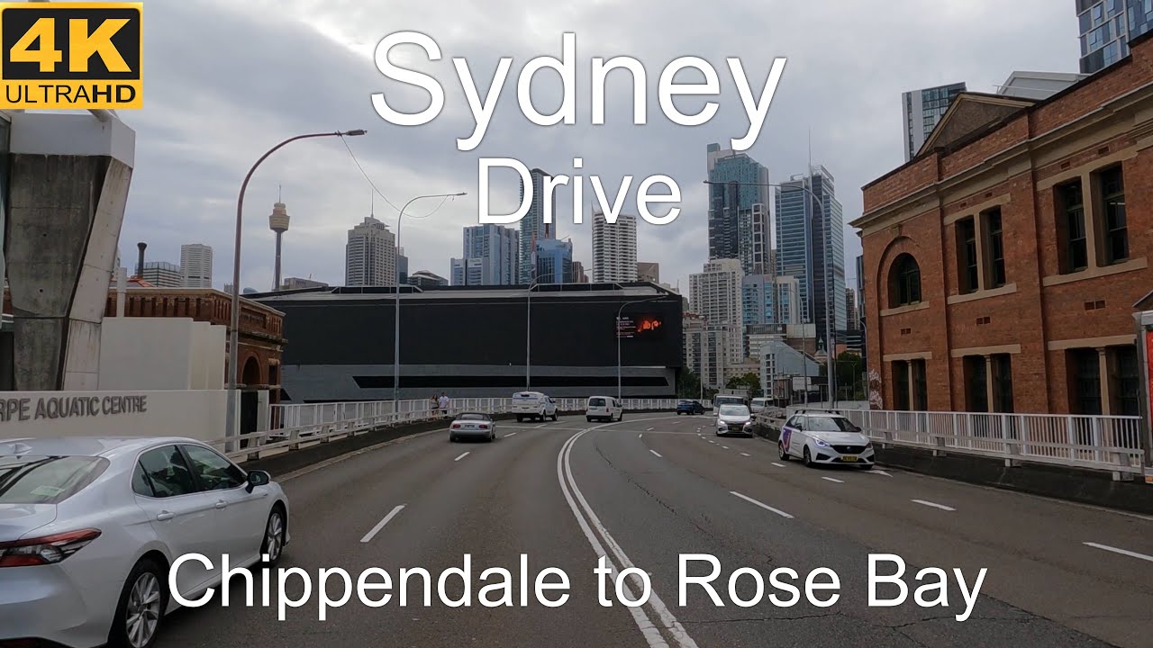 Driving Chippendale to Rose Bay | Sydney Australia | 4K UHD 
