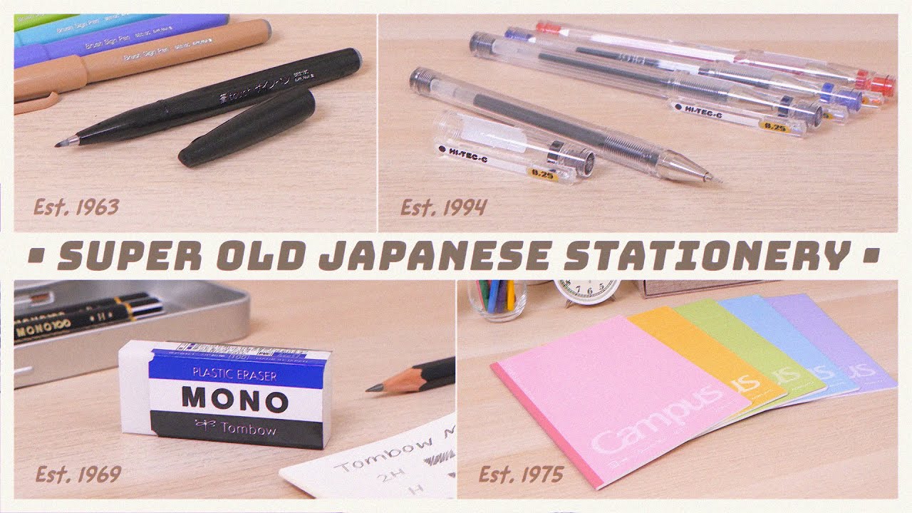 Old School Japanese Stationery that's STILL Popular TODAY!