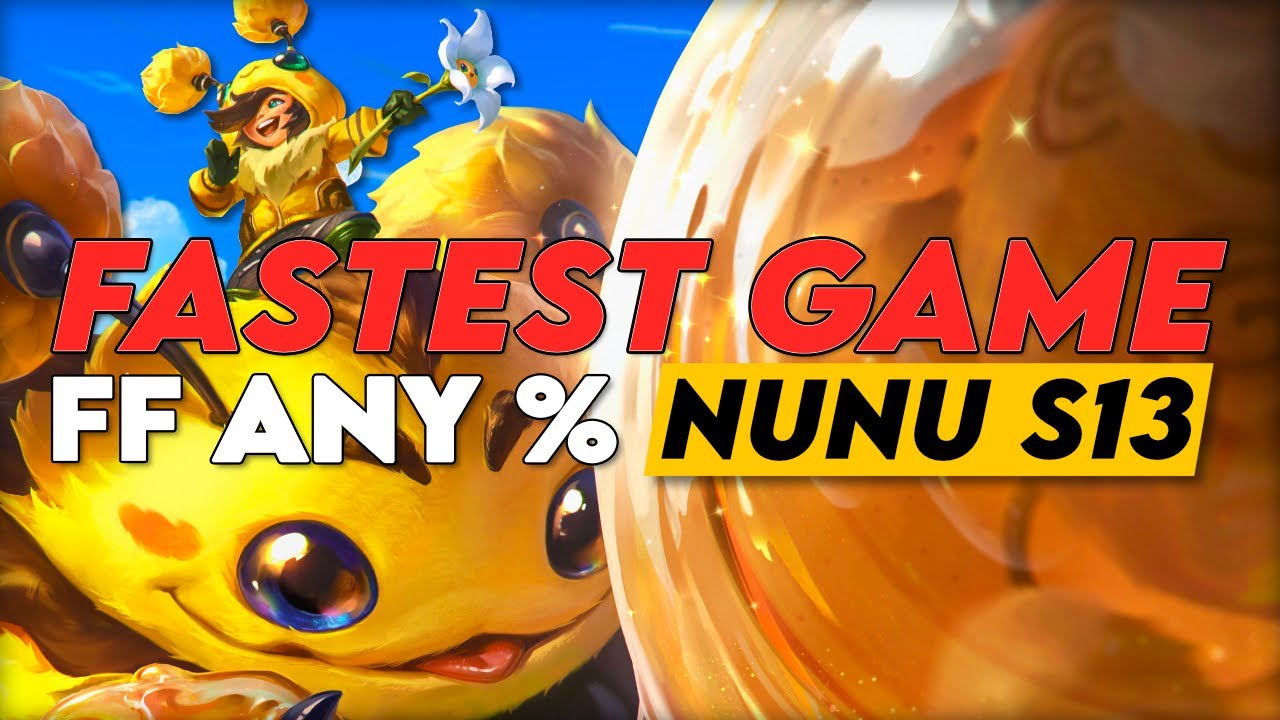 MY FASTEST NUNU GAME IN S13 | S13 Jungle Nunu Gameplay & Guide