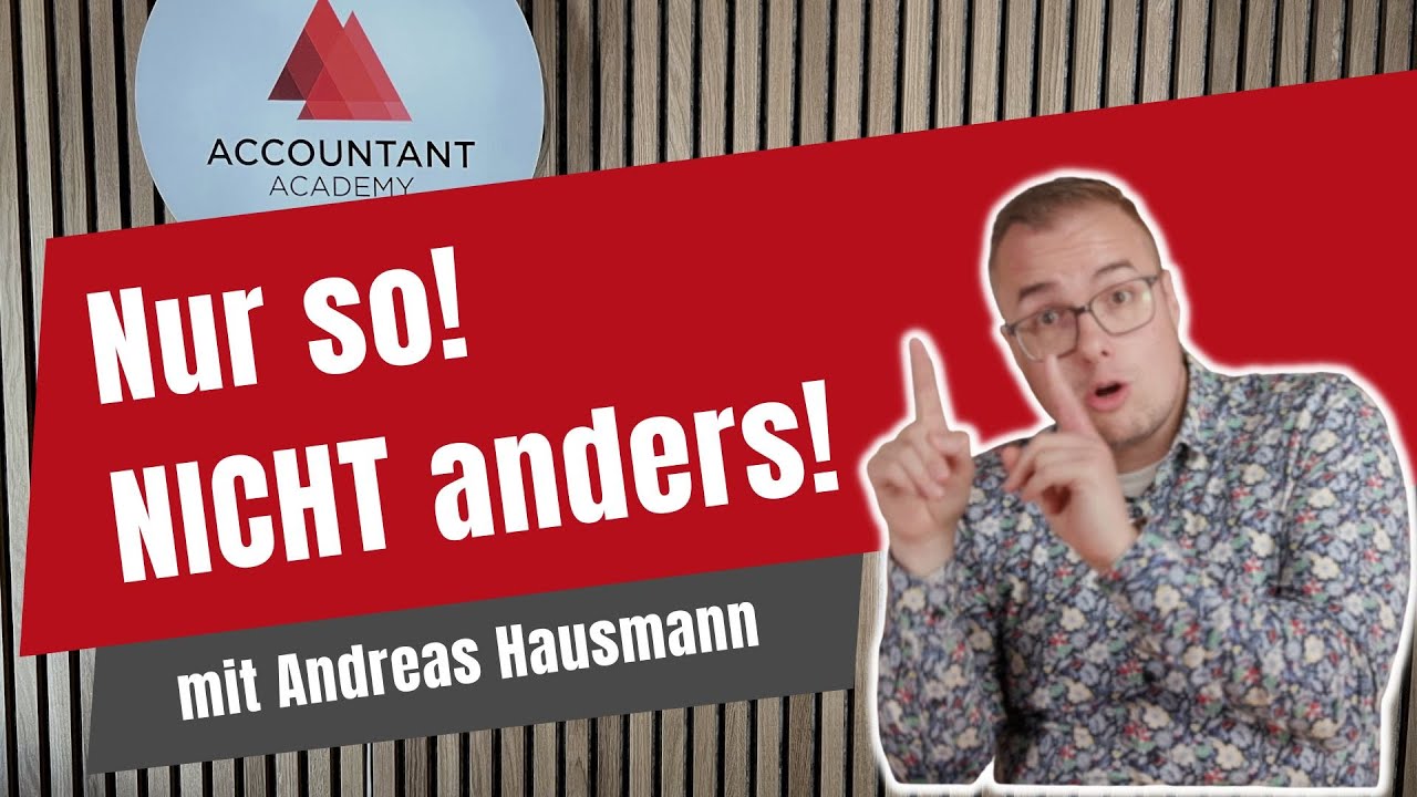 NUR so! Nicht anders! - So gelingt der automatische Zahlungsausgleich in DATEV Rechnungswesen