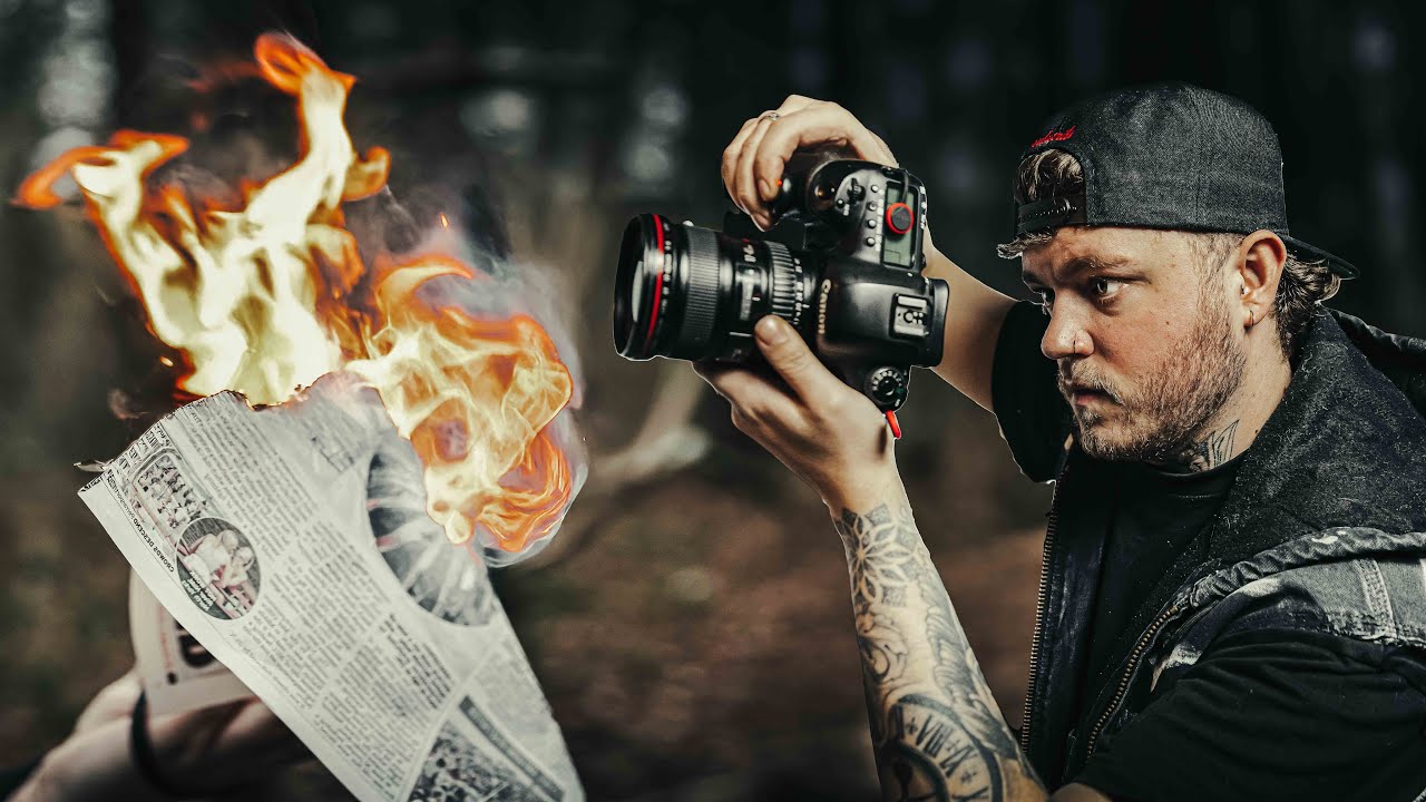 You Need To Try This INSANE Fire Photography Trick - VLOG