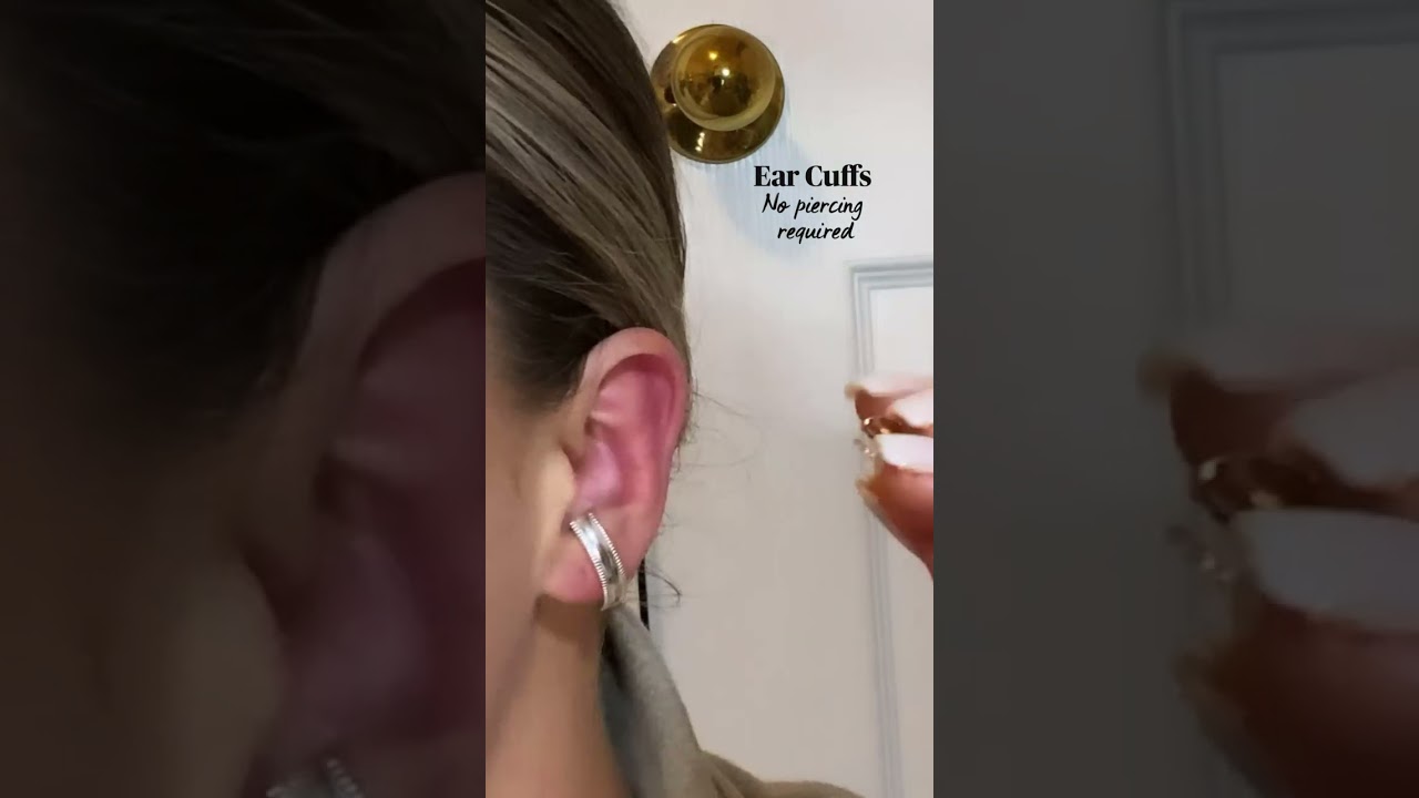 Ear Cuffs No Piercing Required ✨🤍
