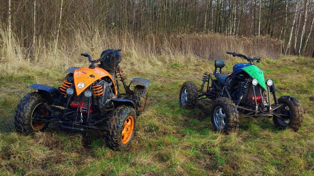 Leśne świry dwa!  Samoróbki 1.9TD 1.6TD! Homemade ATV Quad!