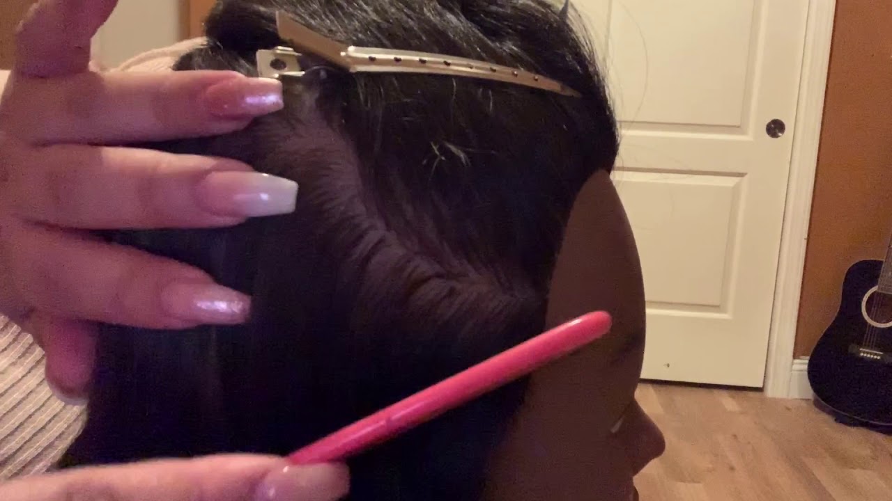 💆🏻‍♀️ ASMR: Scalp checking & hair brushing; Very satisfying 😴 (a bit rough)