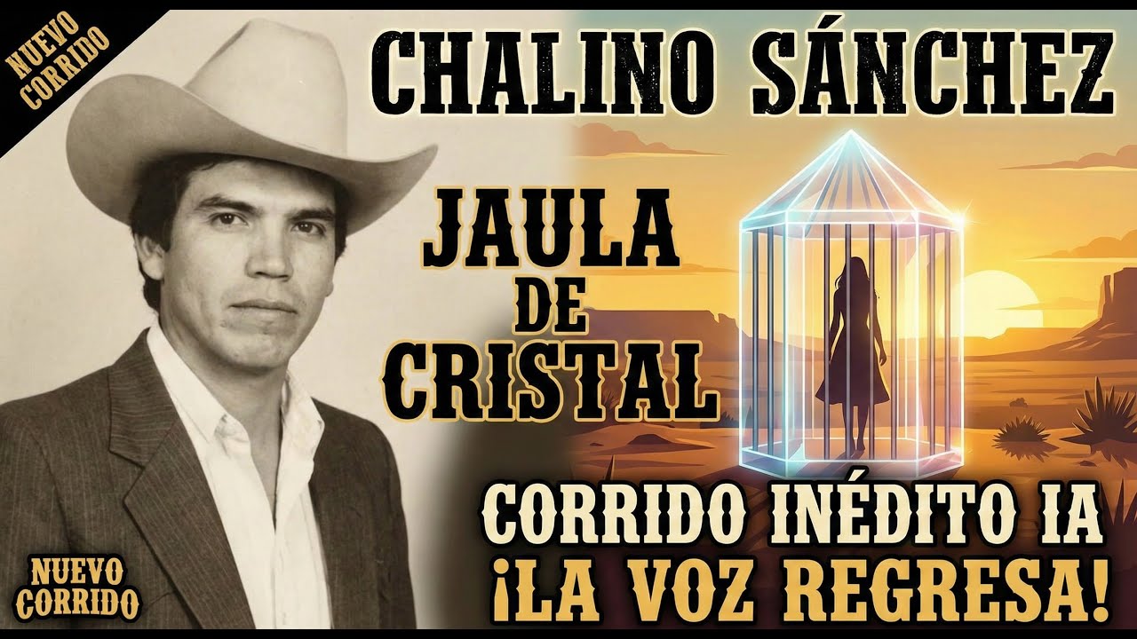 ¡La Voz Regresa! 🎙️ Chalino Sánchez - Jaula de Cristal (Corrido Inédito IA)