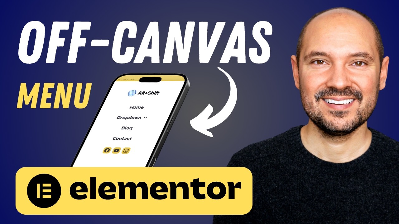 Elementor Off-Canvas Mobile Menu (Step By Step Tutorial)