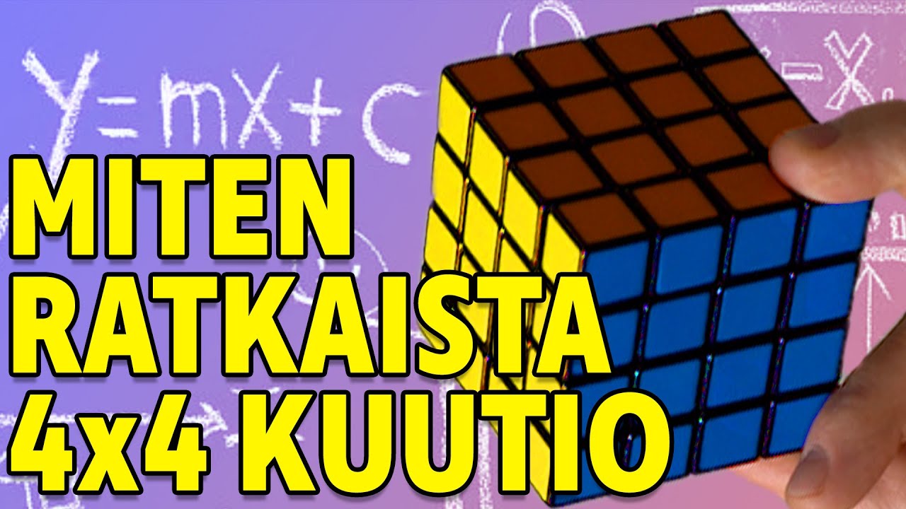 Miten ratkaista 4x4 Rubikin kuutio?