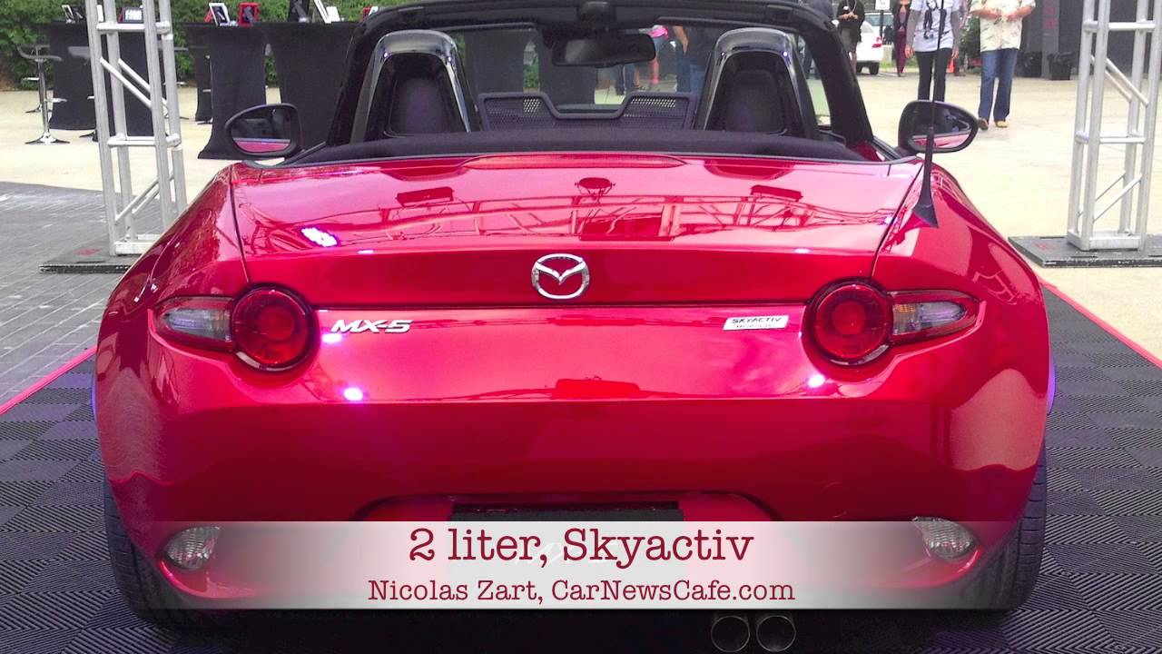 CarNewsCafe sneak peak of the 2016 Mazda MX-5