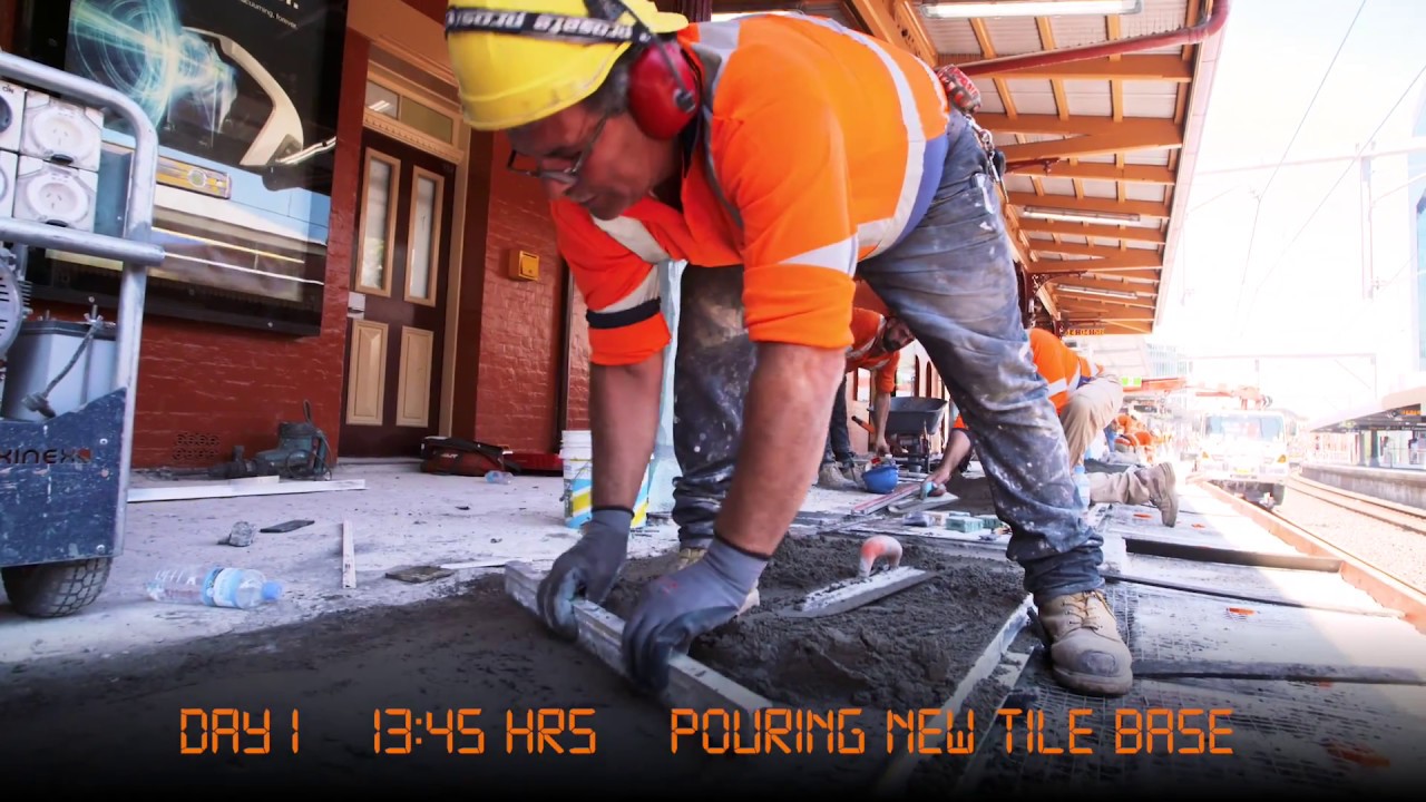 Sydney Trains Parramatta Station Construction Timelapse Video - Flicks