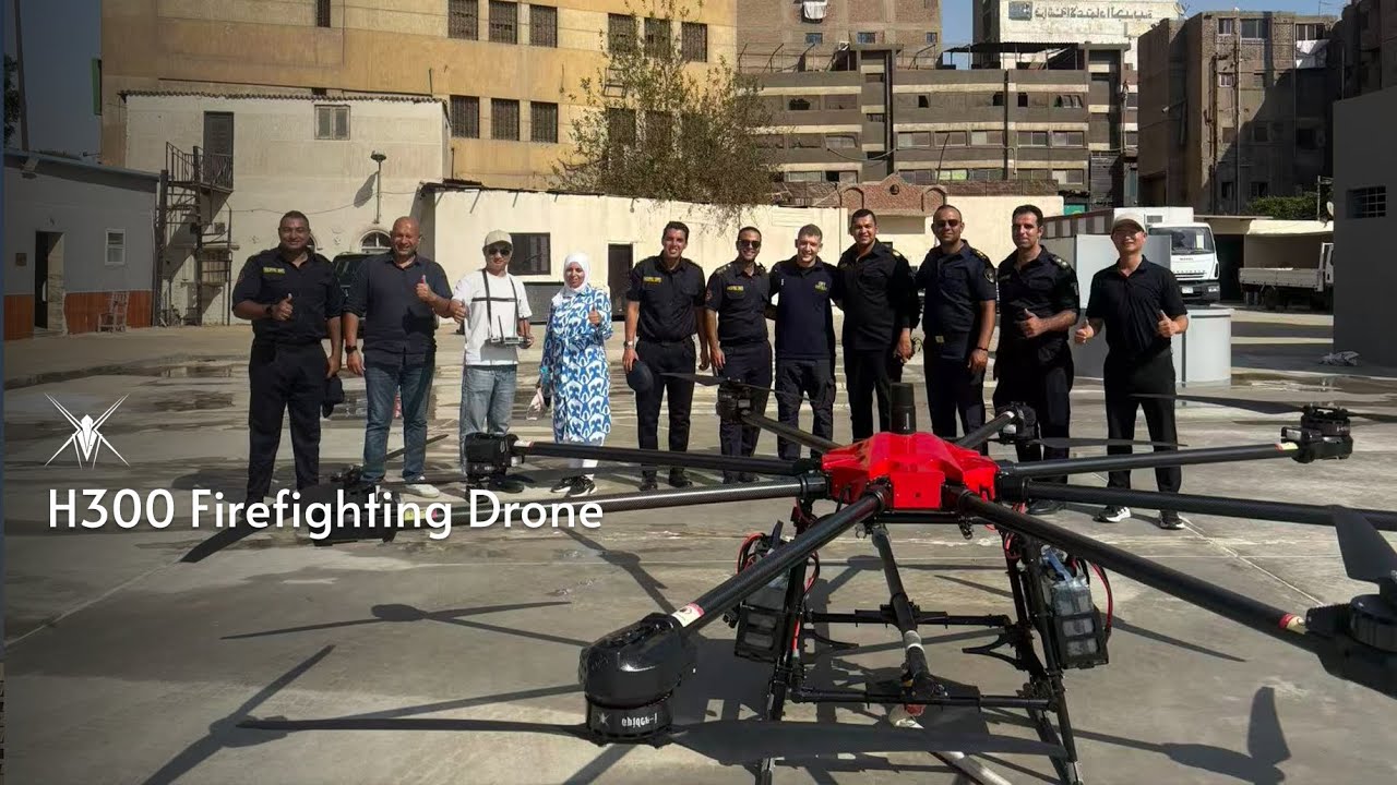 The Heavy Lift Firefighting Drone in Action | Spider-i H300 Drone