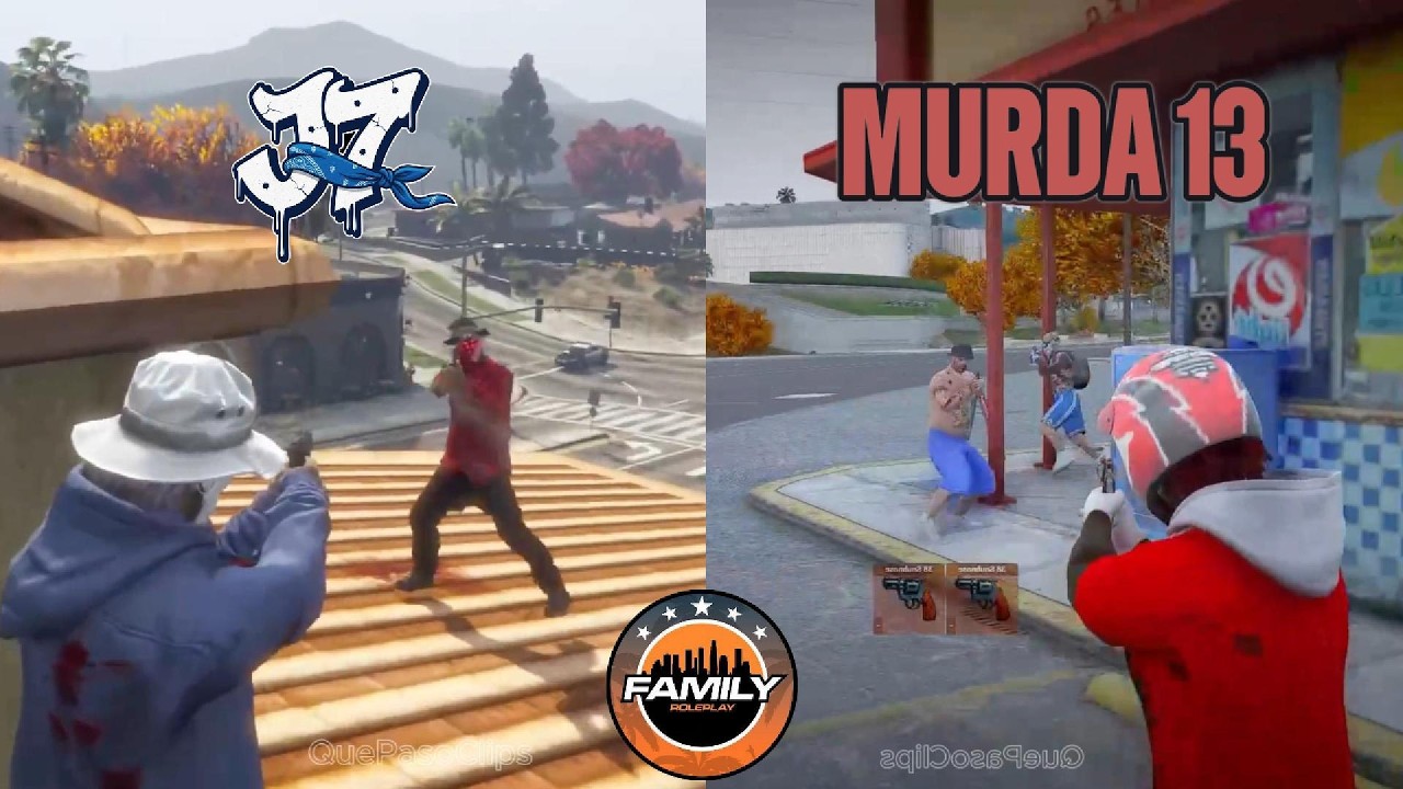 Conflicto Territorio | J7 vs Murda13 | Tiroteo #1 | Family RP 2.0