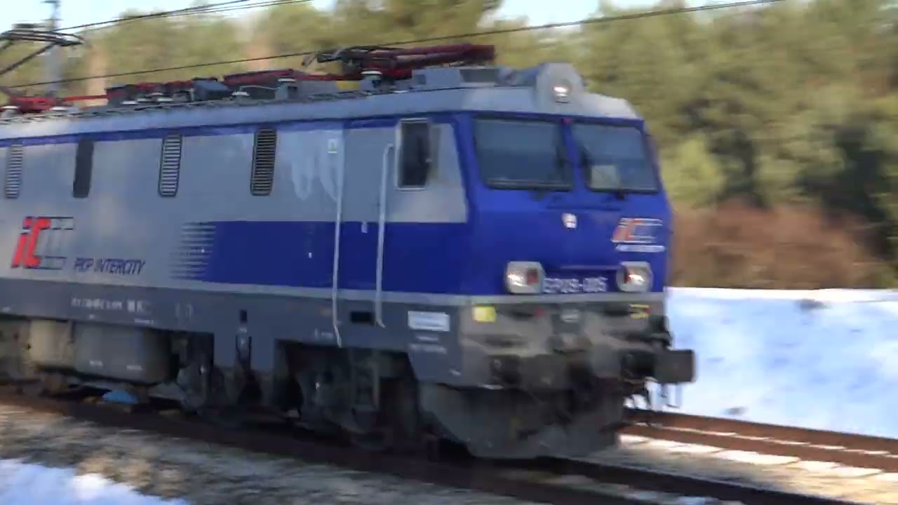 EP09-005 sunie po torach CMK z Intercity Silesia