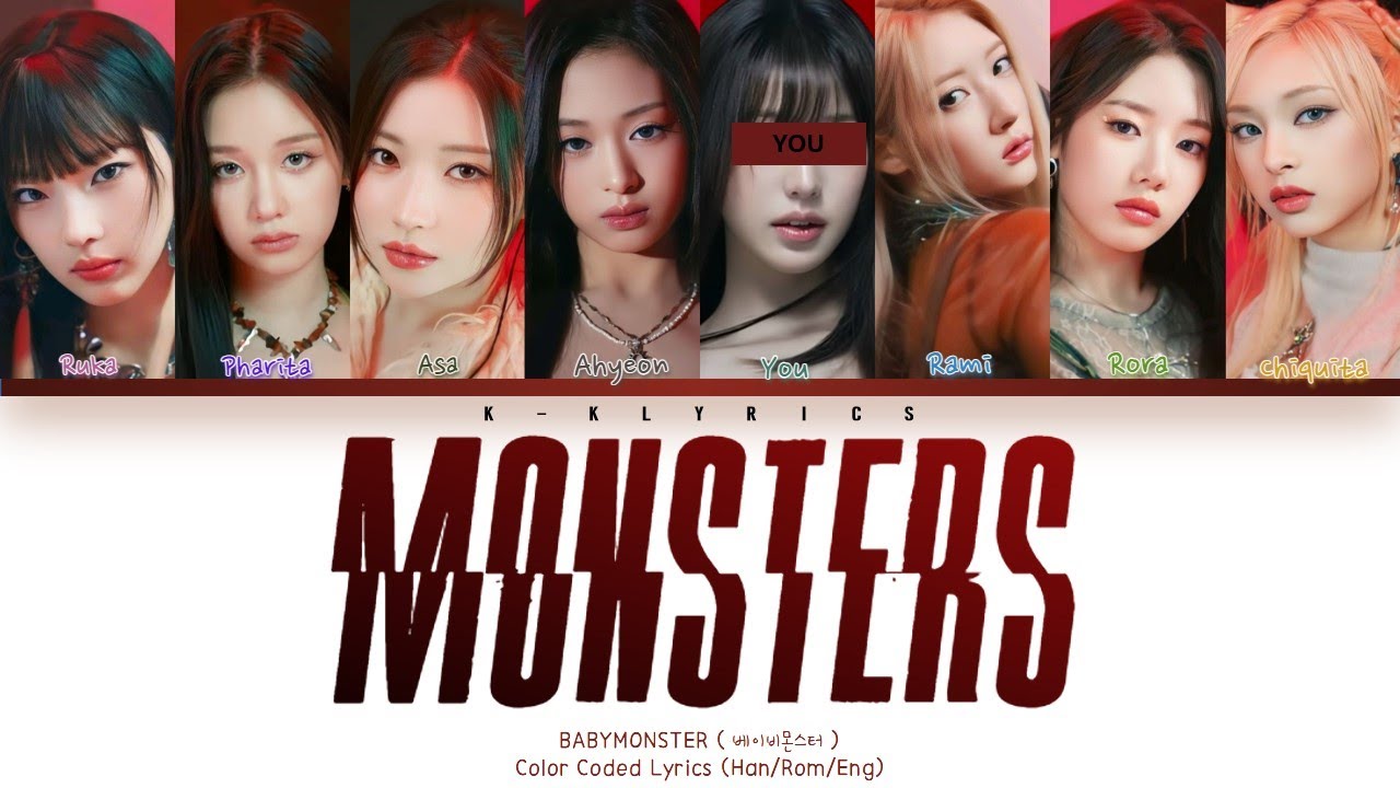 BABYMONSTER (베이비몬스터) 'MONSTERS' (full ver.) - You As Member |8 Members| [Karaoke]