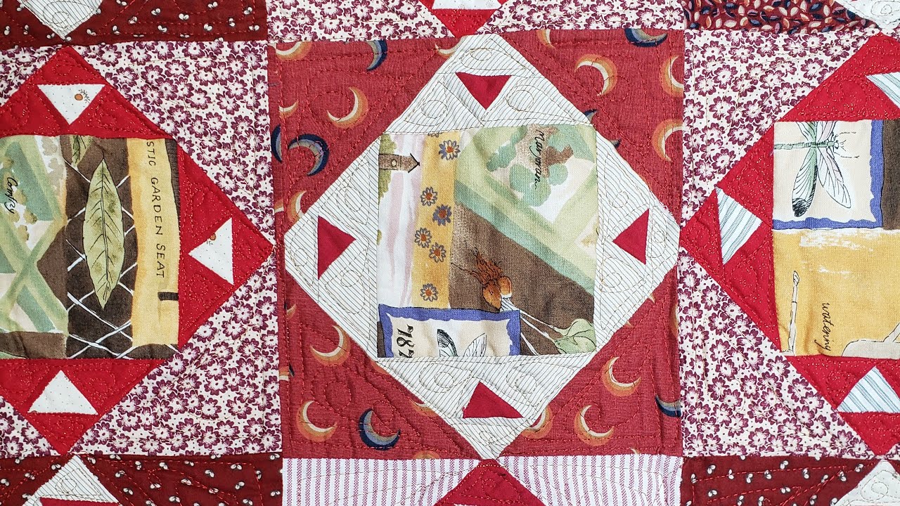 Free Cut Piecing Part 14 Art Quilt Tiny Triangles