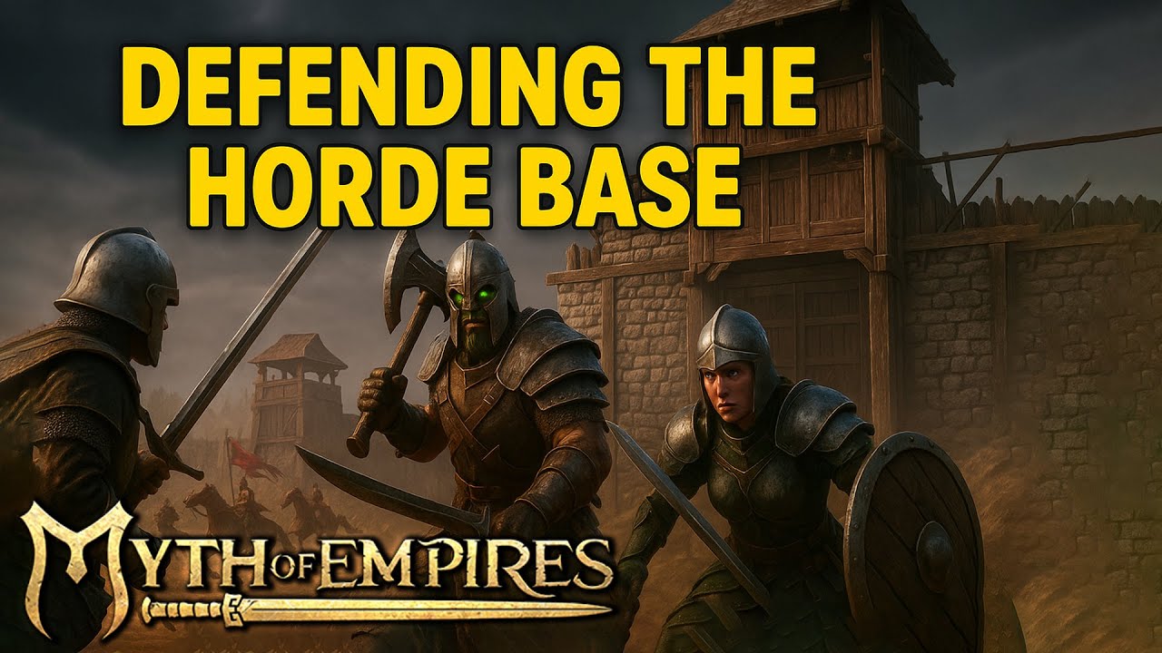 How to Defend The Horde Base From Chinese Alliance: vagabonds – Myth of Empires Counter-Raid Guide