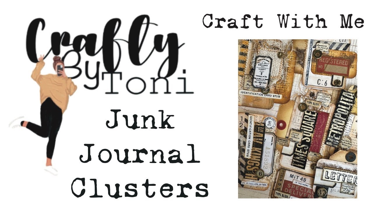 JUNK JOURNAL CLUSTERS……#junkjournalideas #craftwithme @theolddesignshop1608