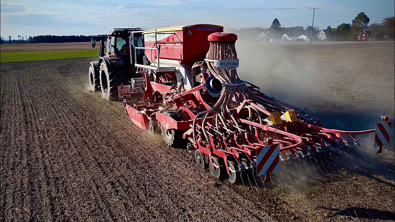 Valtra N174 with Pottinger Terrasem R3