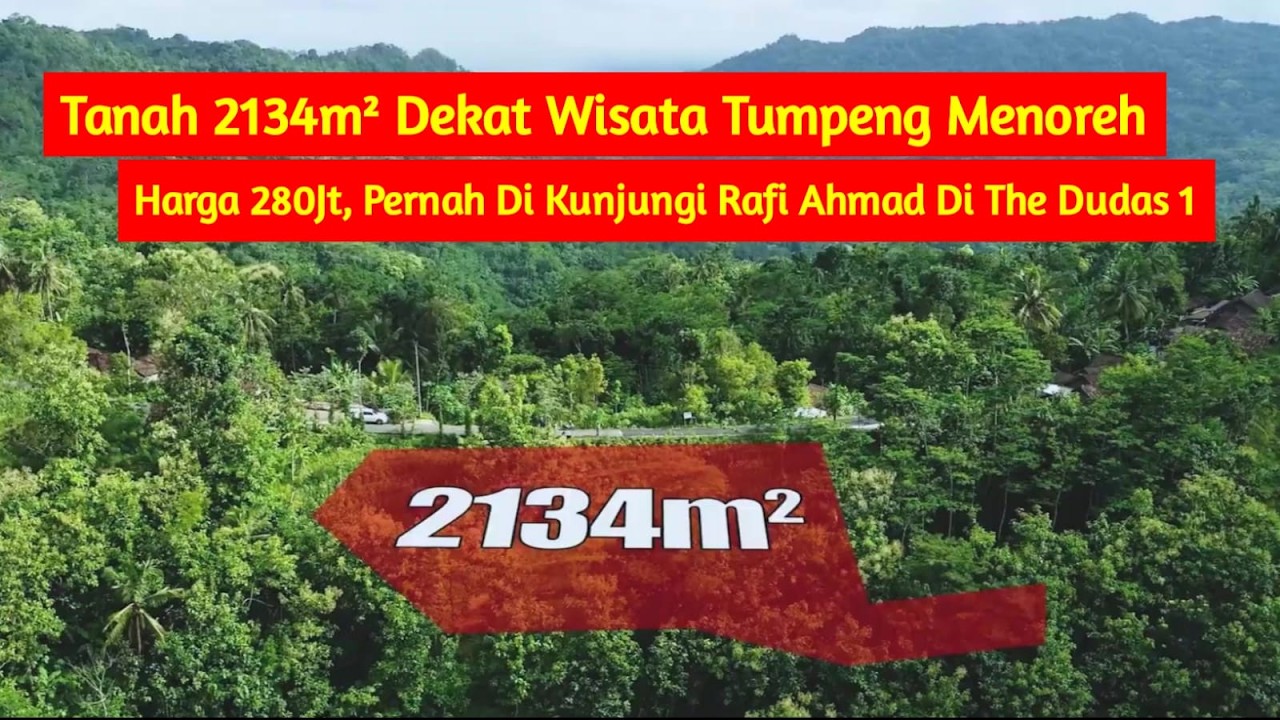 Tanah Luas 2134m² Dekat Wisata Tumpeng Menoreh Pernah Dikunjungi Raffi Ahmad Di The Dudas -1