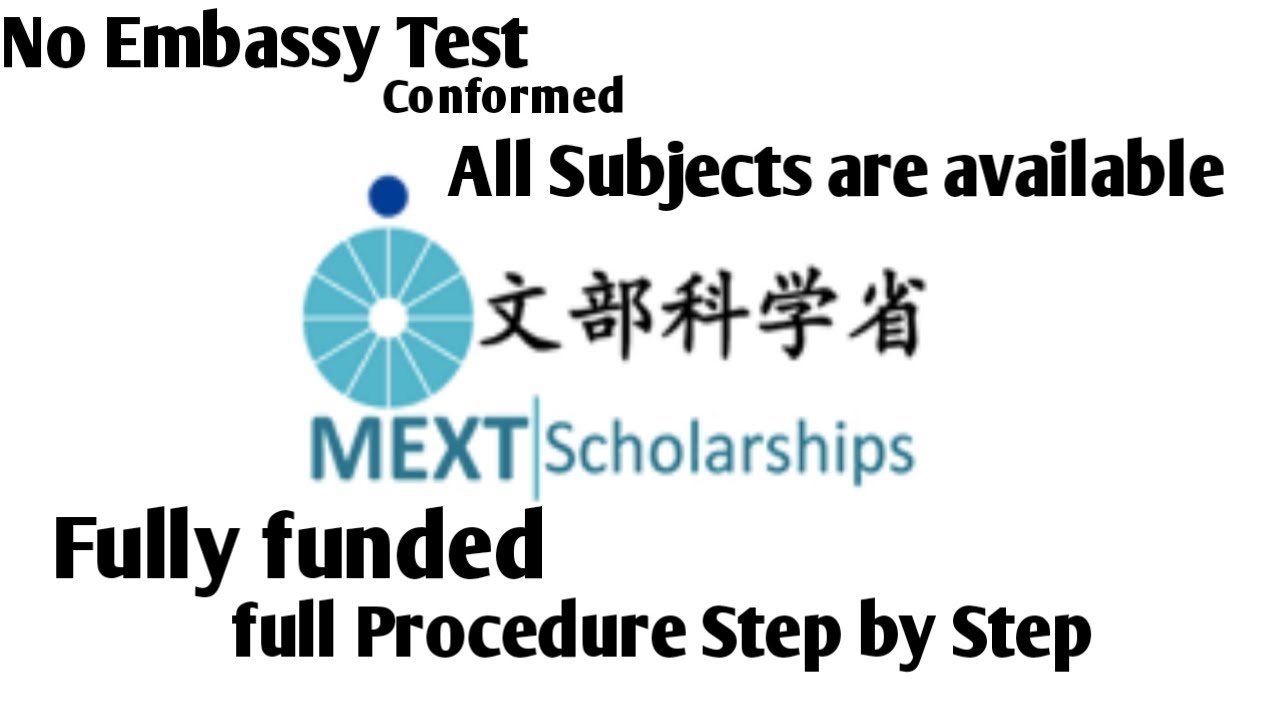 MEXT Scholarship 2021/ Japanese Government Scholarship 2021//