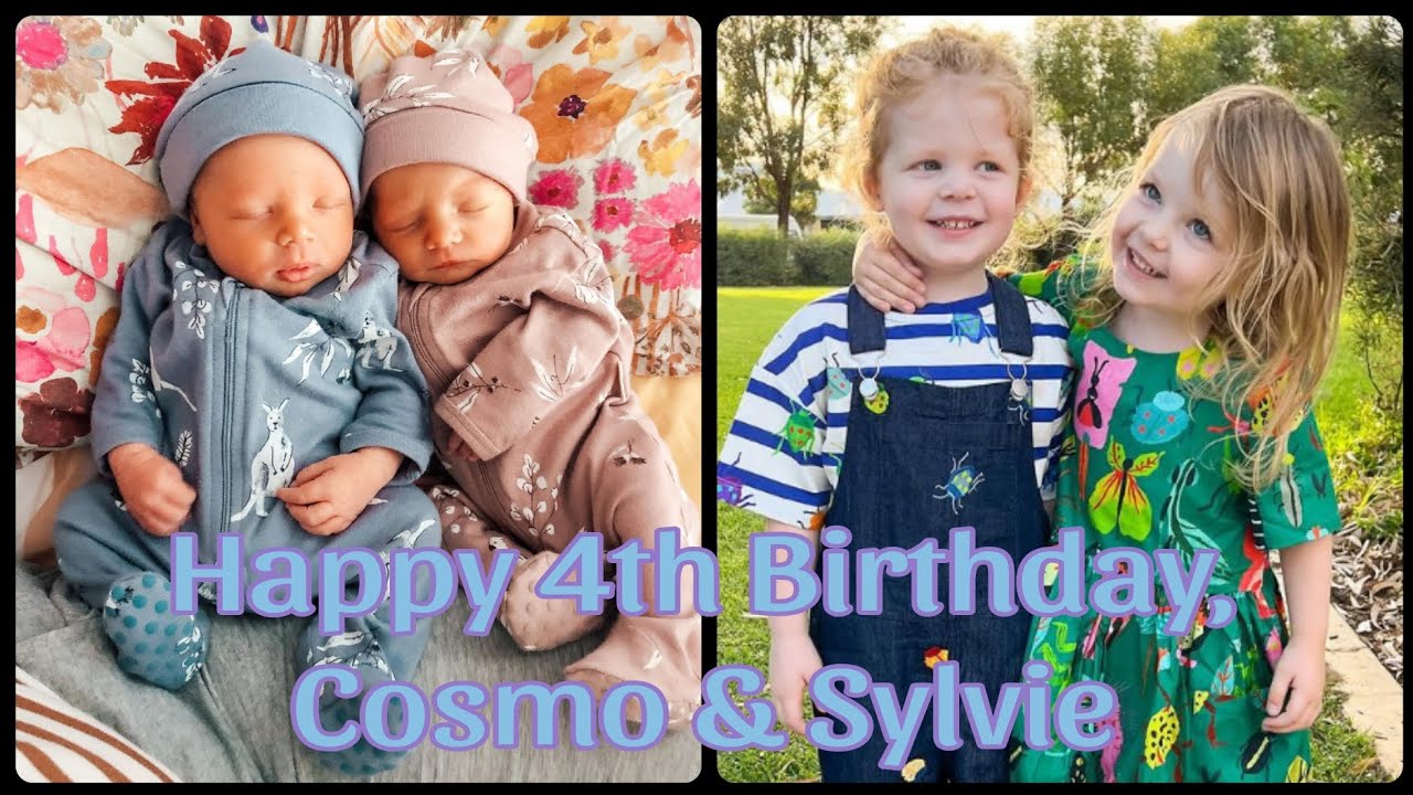 HAPPY 4TH BIRTHDAY COSMO & SYLVIE