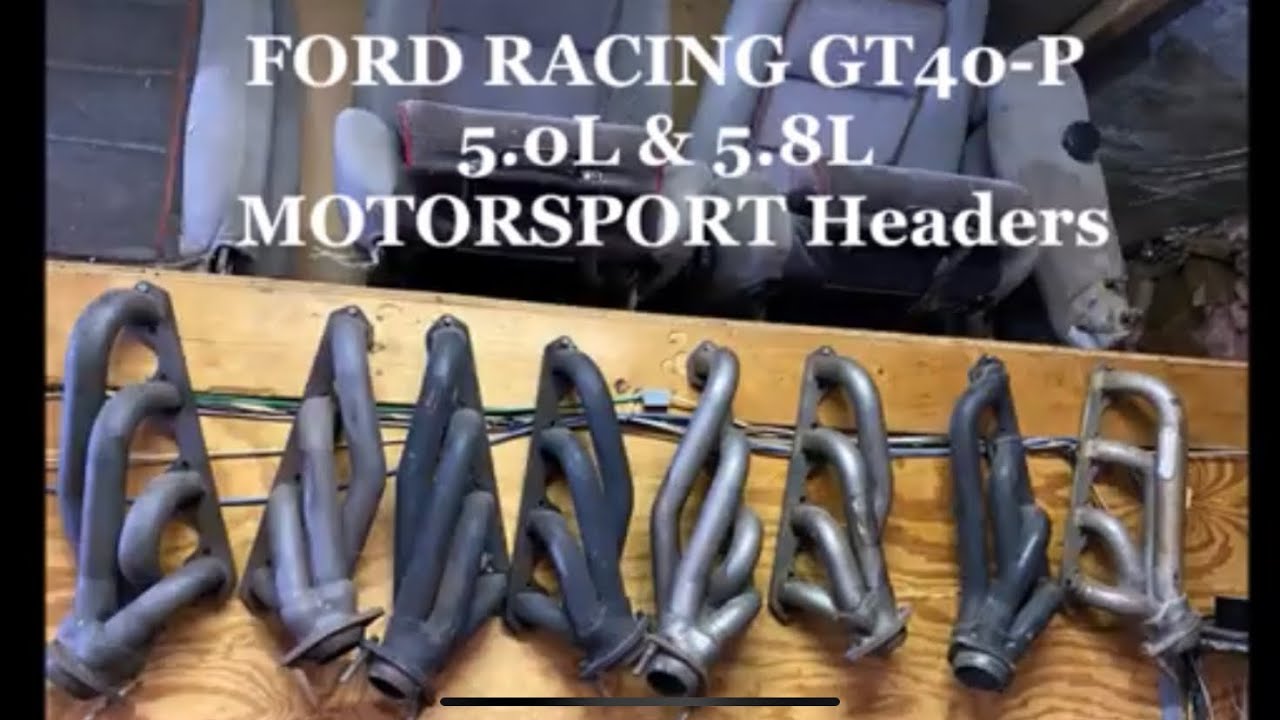 GT40P Ford Motorsport & Racing Performance Exhaust Headers Foxbody Mustang SN95 Cobra R 5.0L & 5.8L