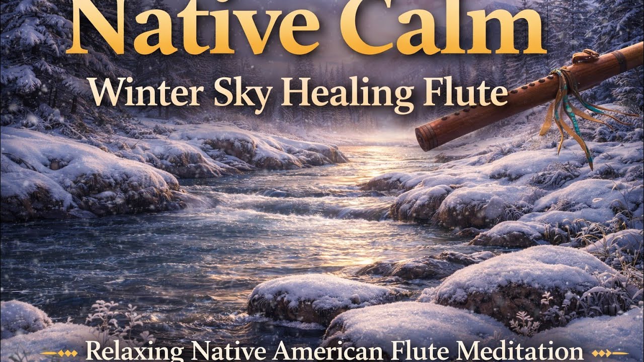 Healing Native American Flute in Winter Nature | Spiritual Meditation & Relaxation Music