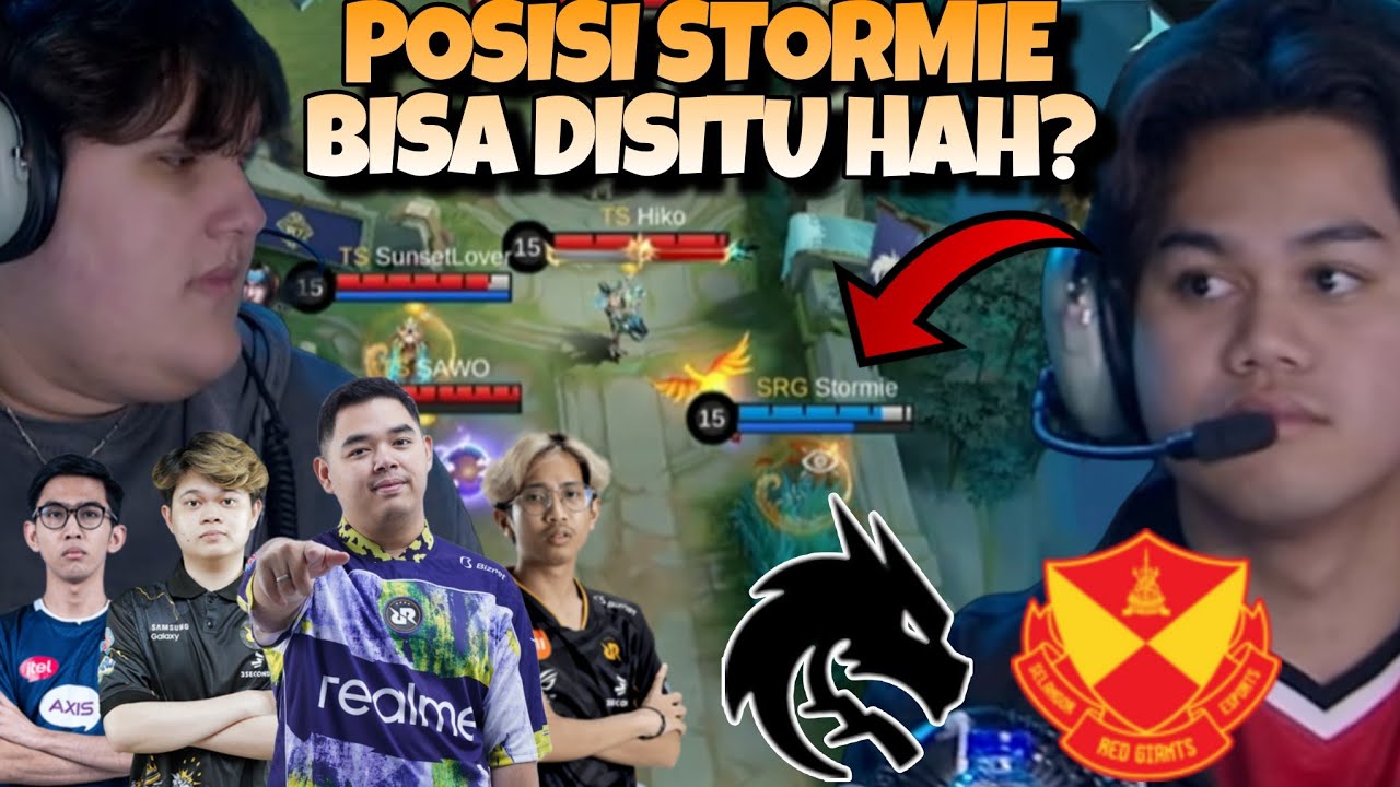 PHARSA STORMIE JAGO PARAH !! SAINGAN SANZ ?! TS VS SRG MATCH 1 - M7 KNOCKOUT STAGE