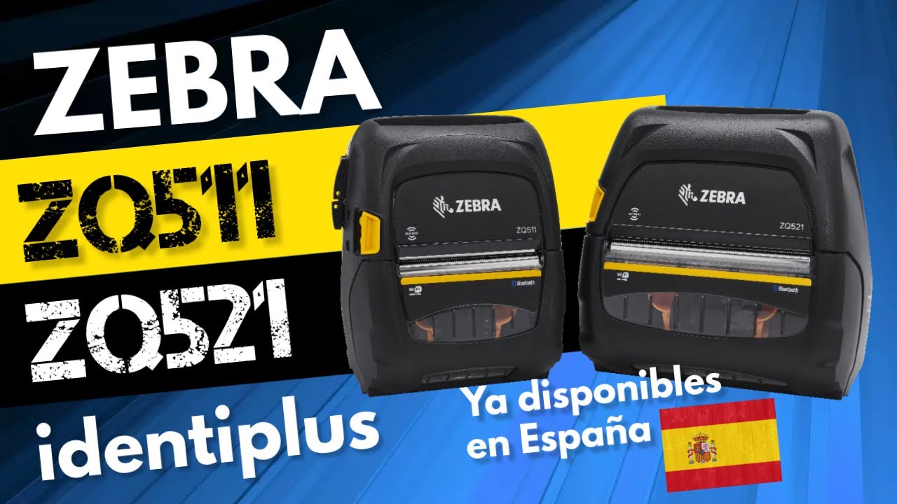Zebra ZQ511/ZQ521: Las impresoras portátiles robustas ya disponibles en España | IDENTIPLUS