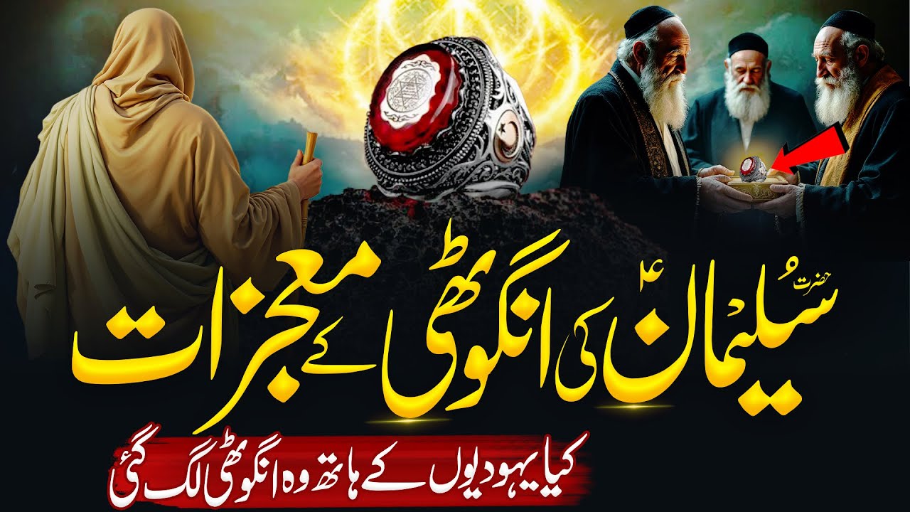 Hazrat Suleman Ki Anguthi Ke Mojzaat | Ring of prophet sulaiman | Seal of Solomon | Almufeed Islamic