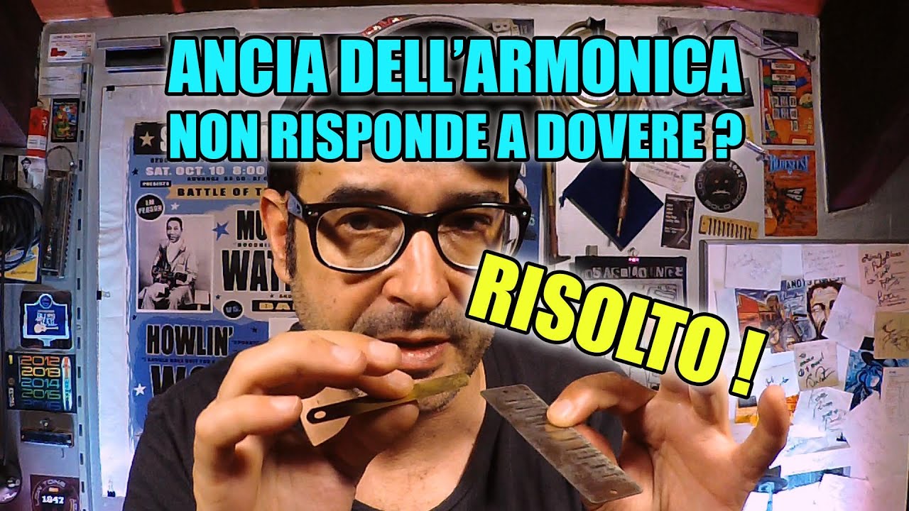 Un'ancia della tua armonica non risponde a dovere? Eccoti la soluzione | Armonica blues tutorial