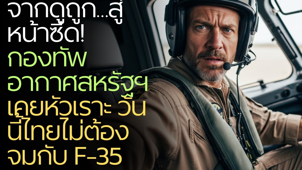 จากดูถูก…สู่หน้าซีด! กองทัพอากาศสหรัฐฯ เคยหัวเราะ วันนี้ไทยไม่ต้องจมกับ F-35
