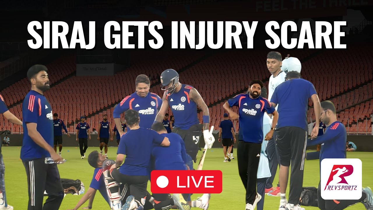 Siraj's injury scare, Surya bats big & more updates from India's practice session | LIVE |