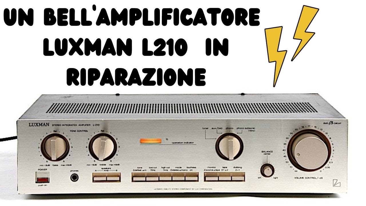 LUXMAN L210 La riparazione+modifica