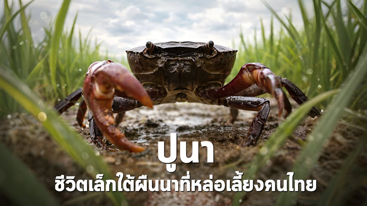 นานาสาระ ตอน ปูนา ชีวิตเล็กใต้ผืนนาที่หล่อเลี้ยงคนไทย