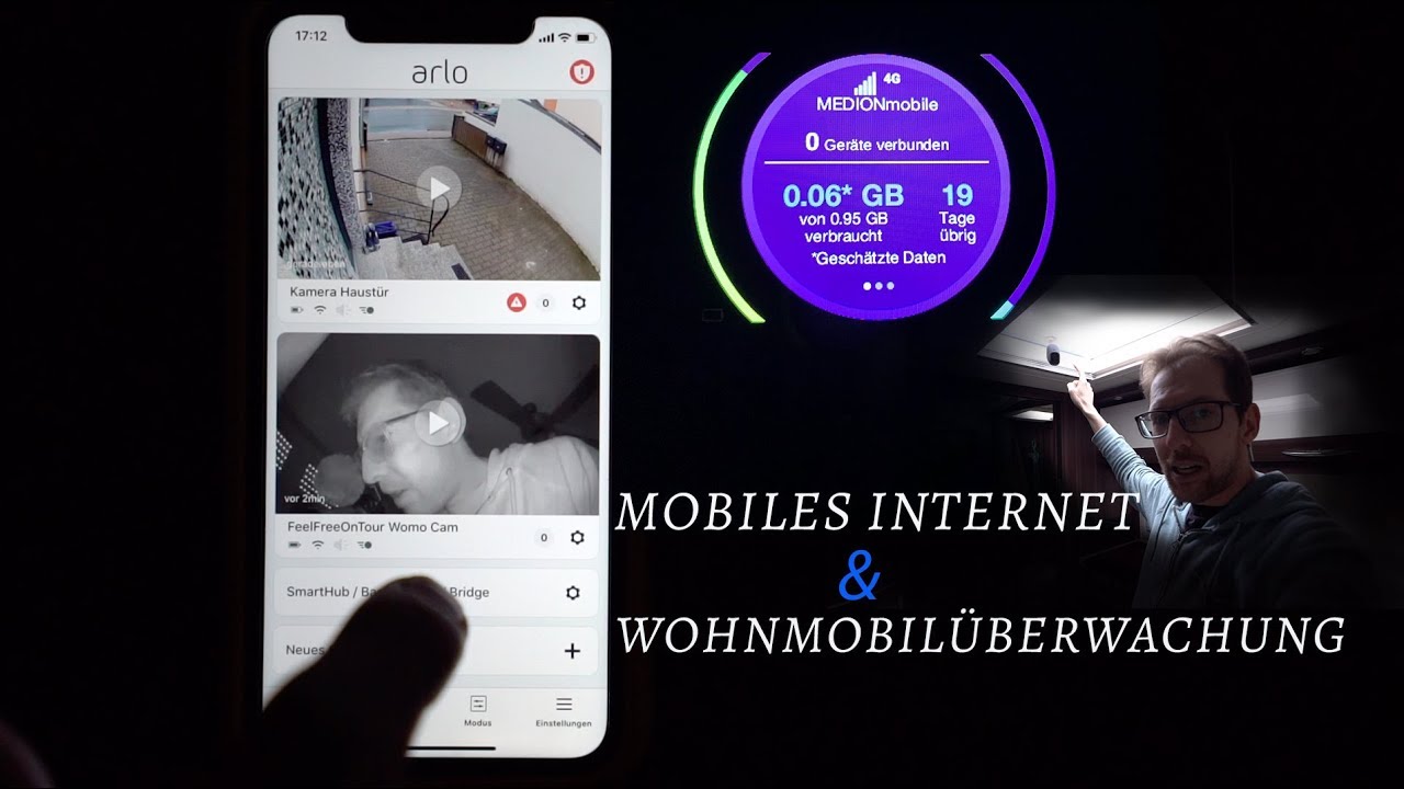 Mit dem mobilen Router Nighthawk M1 das Wohnmobil überwachen