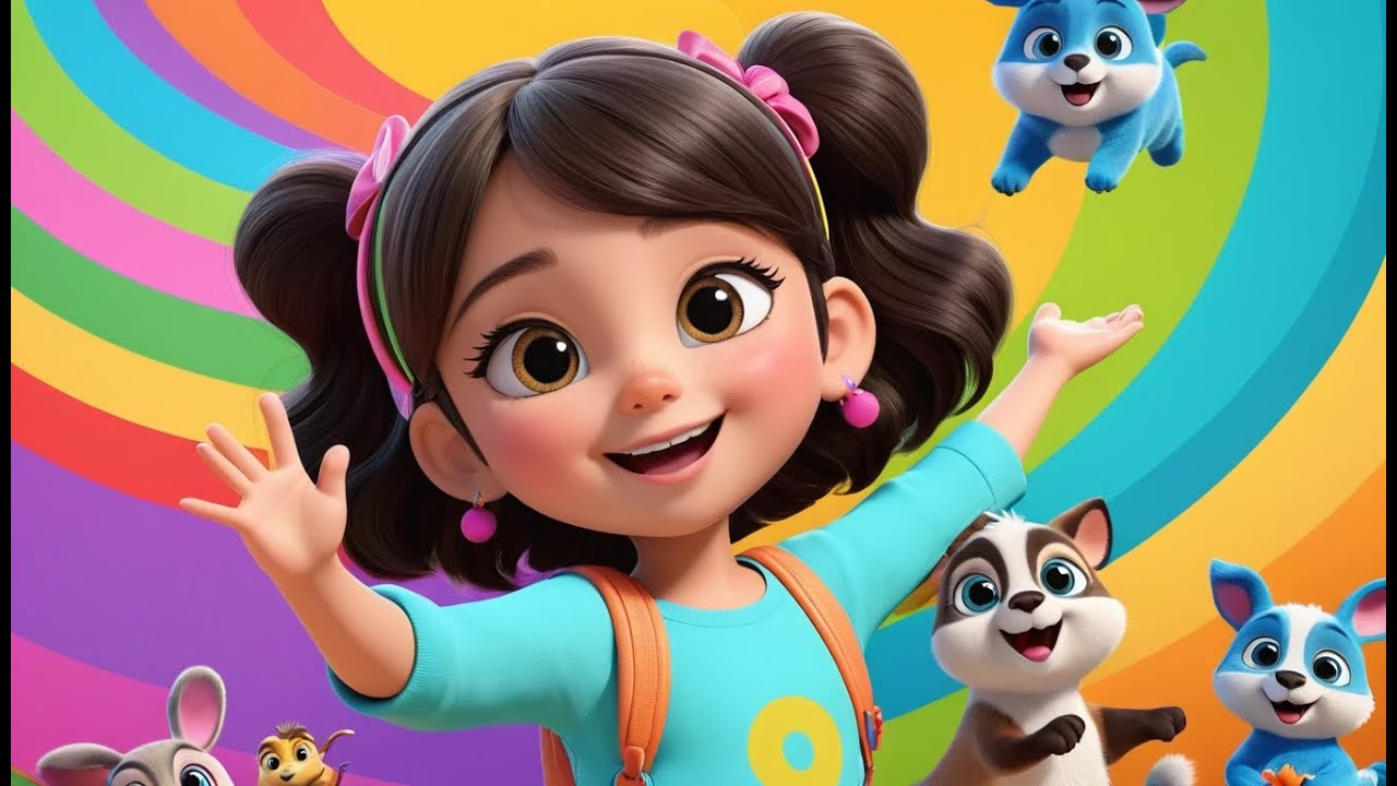 Title:Colors Song with Funny Animals | Learn Colors & Playful Song for Toddlers