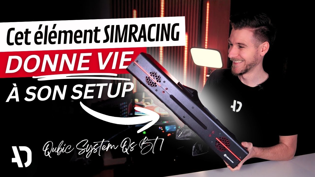 L'IMMERSION ultime en SIMRACING sans châssis dynamique ? Mon AVIS sur le Qubic System QS BT1