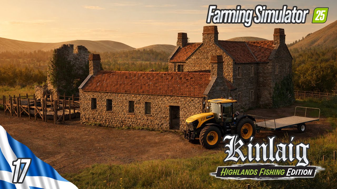 Расширение Highlands для FS25 | Эпизод 17 | От травы к пастбищу + Легко заработать 6500 фунтов ст...