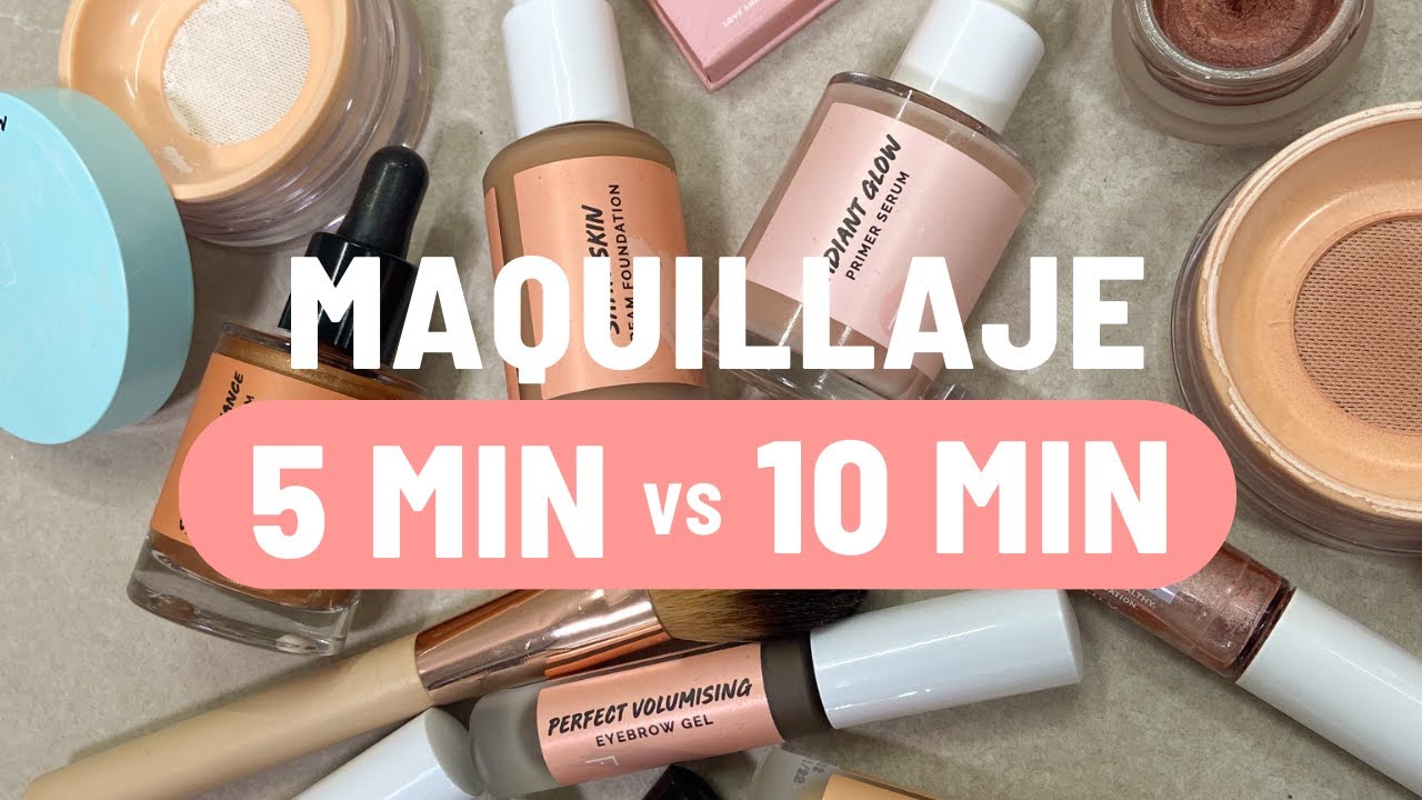 Makeup en 5 min VS en 10 min⏰ | Freshly Makeup💄