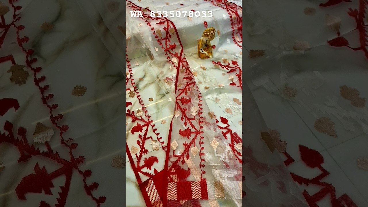 Muslin jamdani saree#muslin#jamdani#saree#viralvideo