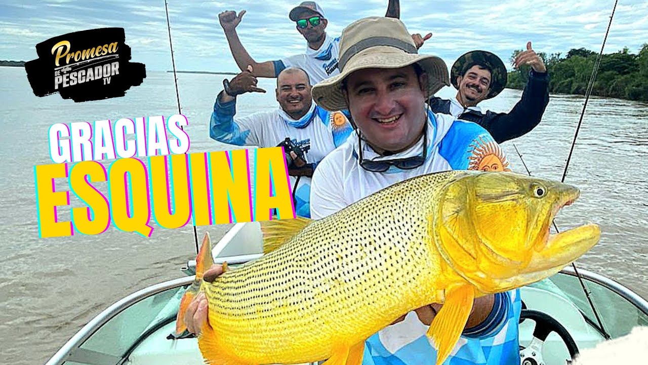 Pesca inolvidable de Dorados en Esquina Corrientes. Río Paraná, Argentina.