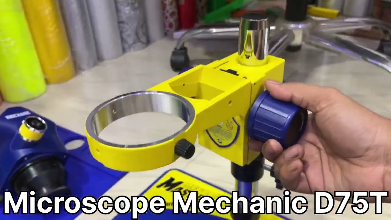 D75T Microscope_Mechanic || Unboxing & Assembling || Microscope कैसे Fitting करे ? #माइक्रोस्कोप