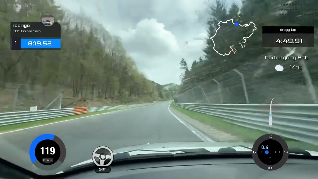 K20 Saxo Nurburgring 8.19btg
