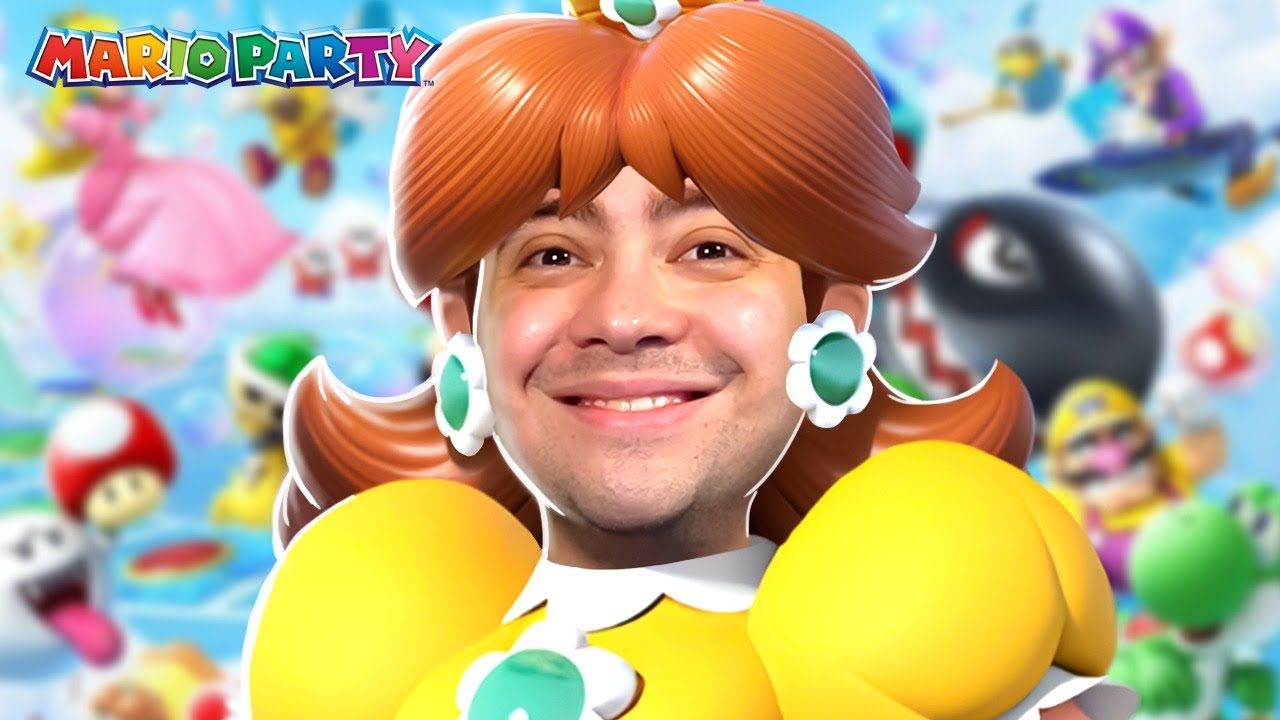 alanzoka jogando Super Mario Party com os amigos - Parte 1